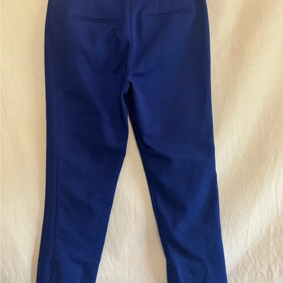 B-202 Chico’s Blue Cropped Pull on Pants Size 2 (Chico’s Size 00) - Picture 7 of 15